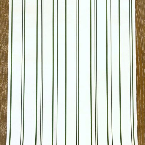 Hester & Cook Pink Gold Striped Table Runner - Disposable Paper Table Runner Roll for Parties or Weddings - American Made in Kuwait