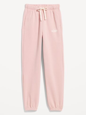 بنطال رياضي بخصر عالٍ وشعار Old Navy - وردي أذن البحر in Saudi Arabia