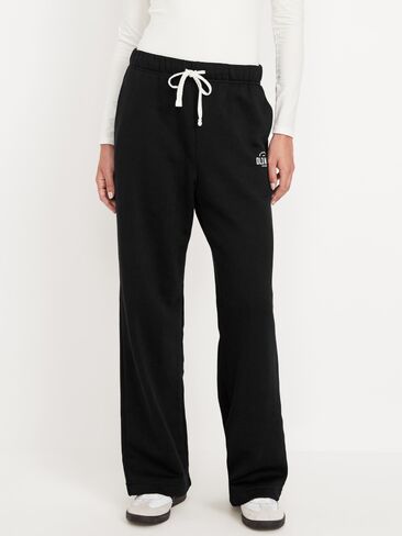 Old Navy Extra High-Waisted Vintage Logo Sweatpants - Black Jack in Saudi Arabia