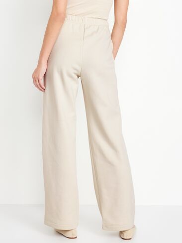 Old Navy Extra High-Waisted Vintage Logo Sweatpants - Wish Bone in Saudi Arabia