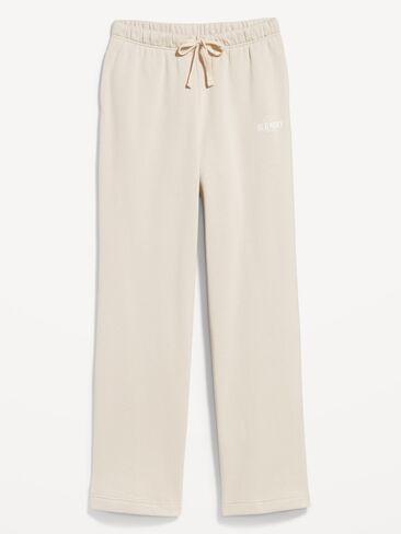 Old Navy Extra High-Waisted Vintage Logo Sweatpants - Wish Bone in Saudi Arabia