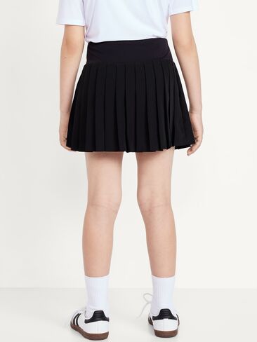 Old Navy High-Waisted Pleated Performance Skort for Girls - Black Jack in Saudi Arabia