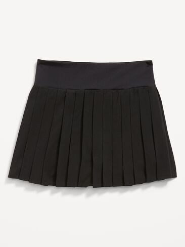 Old Navy High-Waisted Pleated Performance Skort for Girls - Black Jack in Saudi Arabia