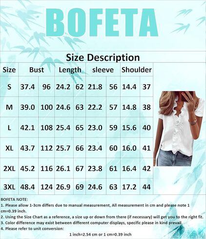 BOFETA Women's Short Sleeve V Neck Slim Blouse Holiday Tank Top Solid Color Loose Blouse in Saudi Arabia