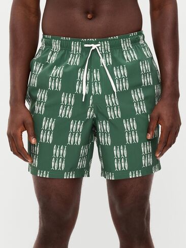 Old Navy Swim Trunks -- 7-inch inseam - Green Fish in Saudi Arabia