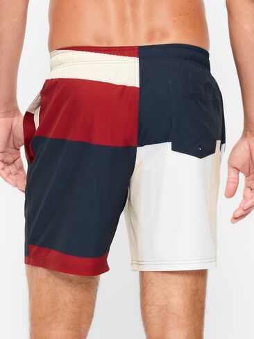 Old Navy Swim Trunks -- 7-inch inseam - MULTI COLORBLOCK in Saudi Arabia