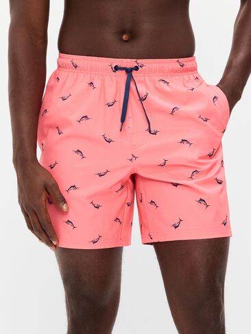 Old Navy Swim Trunks -- 7-inch inseam - Pink Fish in Saudi Arabia