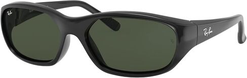حزمة النظارات الشمسية Ray-Ban RB2016: RB 2016 RB 2016 601/31 Daddy-o أسود G-15 أخضر 59 ملم ومقود سيليكون عالمي مضاد للانزلاق in Saudi Arabia