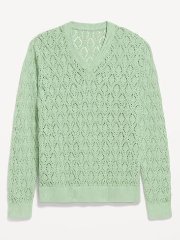 سترة Old Navy Pointelle برقبة على شكل حرف V - AMBROSIA in Kuwait