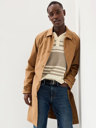 Old Navy Long-Sleeve Collar Polo Sweater - Neutral in Saudi Arabia