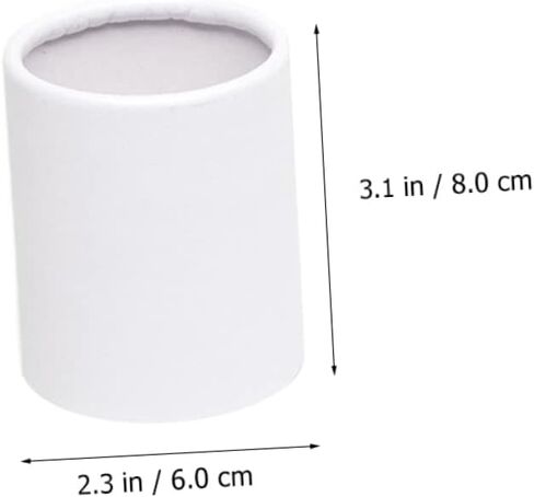 Angoily Flower Bouquet Hat Boxes, Mini Florist Tape Containers Packing Boxes Artificial Flowers Decorative Crinkle Ribbon Cardboard Clear Cylinder Fake White Paper Florist Supplies in Saudi Arabia