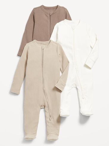 مجموعة من 3 قطع بأقدام للنوم واللعب للجنسين من Old Navy للجنسين - رسوبي in Kuwait