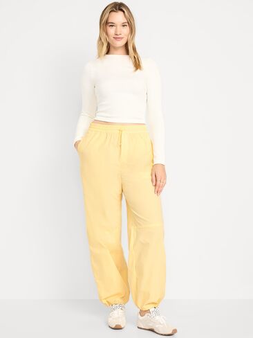 Old Navy Pull-On Parachute Pants - Golden Straw in Saudi Arabia