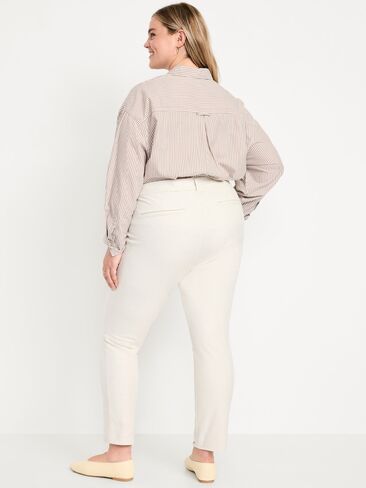 Old Navy High-Waisted Pixie Skinny Ankle Pants - New Tan Heather in Kuwait