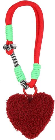 KINCHYGO, Plush Heart Pendant Love Charm With Wrist Strap Lanyard Keychain for Bags Cars Room Decor in Kuwait