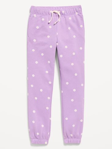 Old Navy Logo-Graphic Jogger Sweatpants for Girls - LILAC SHADOW in Saudi Arabia