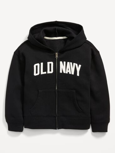 هودي بسوستة وشعار للبنات من Old Navy - أسود فاتح مرقش in Saudi Arabia