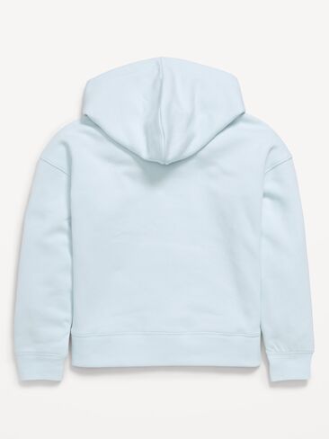 Old Navy Logo-Graphic Zip Hoodie for Girls - ICED WATER in Saudi Arabia