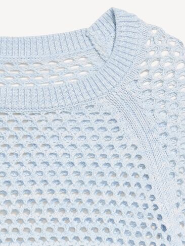 Old Navy Open-Knit Raglan Sweater - Sky Maintenance in Saudi Arabia