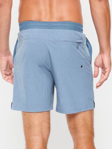 Old Navy Hybrid Swim Shorts -- 7-inch inseam - MOONLIGHT OCEAN in Saudi Arabia