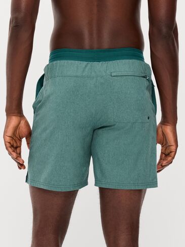 Old Navy Hybrid Swim Shorts -- 7-inch inseam - Darkwater Teal in Saudi Arabia