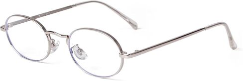 ADE WU Fashion Oval Glasses for Women Cute Retro 90s Minimalism Thin Lightweight Frame Blue Light Glasses in Saudi Arabia
