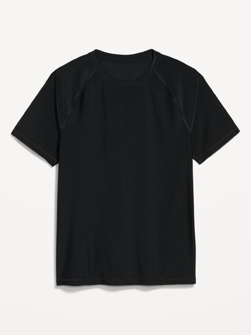 Old Navy Raglan-Sleeve Rashguard Swim Top - Black Jack in Saudi Arabia