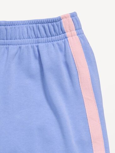 بنطال رياضي فضفاض بقصة مستقيمة الأرجل من Old Navy للفتيات من French-Terry - زهرة الكتان in Kuwait