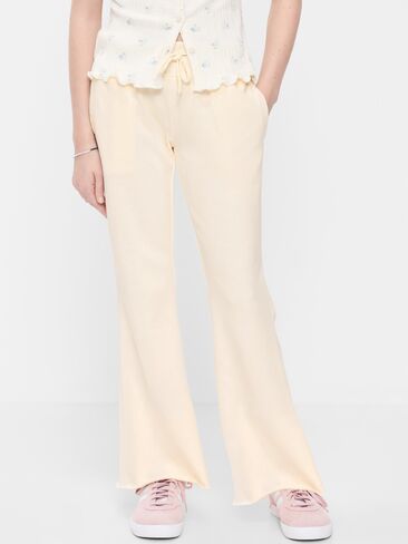 بنطال رياضي بأرجل واسعة من Old Navy Slim French-Terry - Creme De La Creme in Kuwait