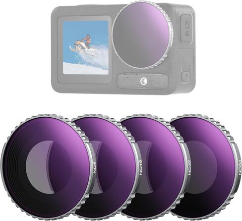 NEEWER Adjustable CPL Filter Compatible with DJI Osmo Action 5 Pro & Action 4, Screw On Circular Polarizing Lens Filter Multicoated HD Optical Glass Slim Frame Action Camera Accessories, FL-N49 in Saudi Arabia