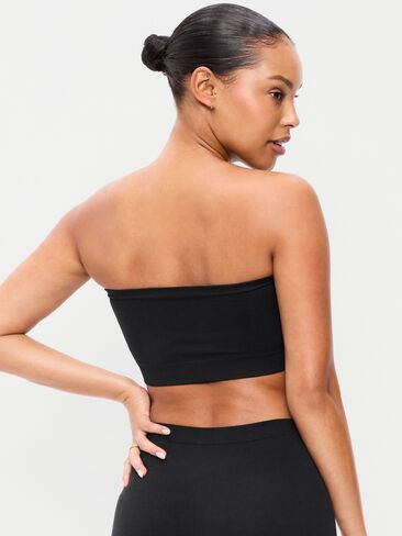 Old Navy Bandeau مضلع طويل بدون خياطة - بلاك جاك in Kuwait