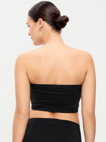 Old Navy Bandeau مضلع طويل بدون خياطة - بلاك جاك in Kuwait