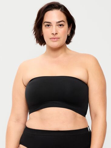 Old Navy Bandeau مضلع طويل بدون خياطة - بلاك جاك in Kuwait
