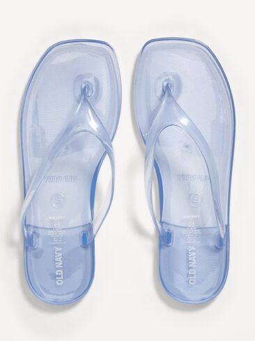 Old Navy Flip-Flop Jelly Sandals for Women - Light Blue in Kuwait