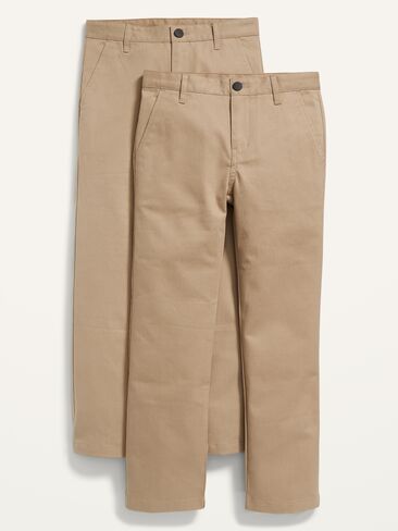 Old Navy Uniform Straight Leg Pants for Boys 2-Pack - Shore Enough in Saudi Arabia