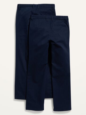 Old Navy Uniform Straight Leg Pants for Boys 2-Pack - In the Navy in Saudi Arabia