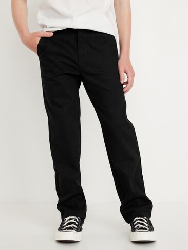 Old Navy Uniform Straight Leg Pants for Boys - BlackJack in Saudi Arabia