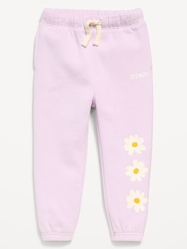 Old Navy Logo-Graphic Jogger Sweatpants for Toddler Girls - Lilac Ice in Saudi Arabia