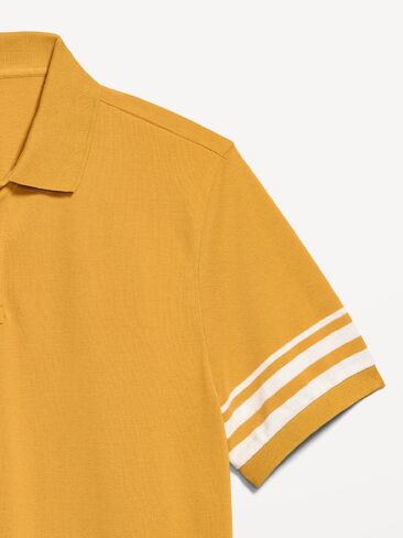 Old Navy Classic Fit Pique Polo - Sunflower Gold in Kuwait