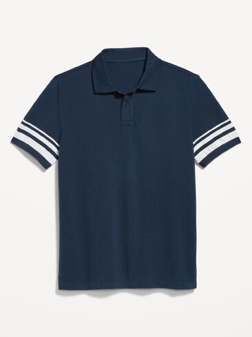 Old Navy Classic Fit Pique Polo - OBSCURE NIGHT in Kuwait