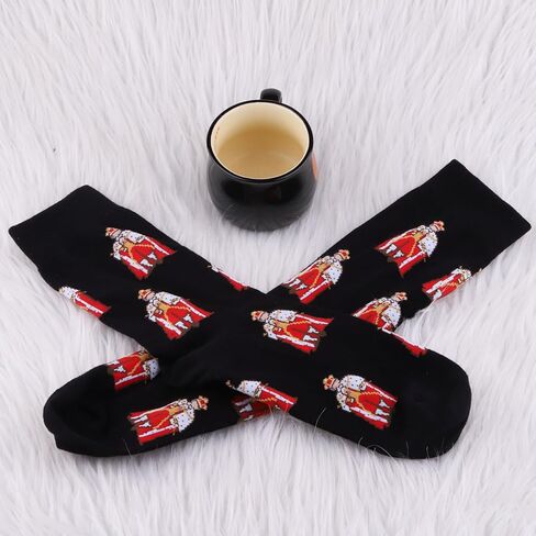 BWWKTOP King George Socks Musical Fans Gift K ing George Theater Merch in Saudi Arabia