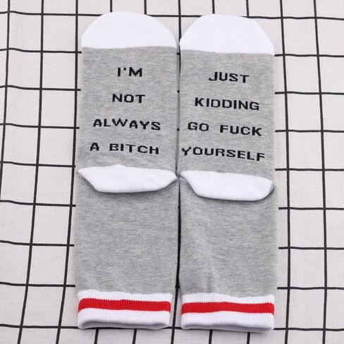 MBMSO I'm Not Always a Bitch Just Kidding Go Fuck Yourself Best Friends Socks in Saudi Arabia