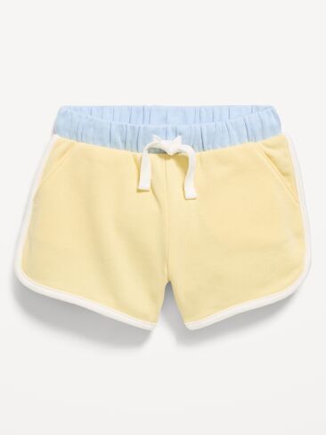 Old Navy French-Terry Shorts for Toddler Girls - Golden Straw in Saudi Arabia