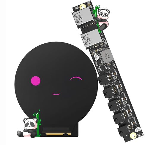 BIGTREETECH Panda PWR, Smart Power Manager for 3D Printers, Compatible with Bambu-Lab P1S/P1P/X1C/A1 Mini, K1 Max, Ender-3, Voron 2.4, Real-time Power Consumption Monitoring in Kuwait