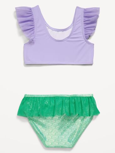 Old Navy Ruffled Bikini Swim Set for Toddler Girls - Mermaid in Saudi Arabia