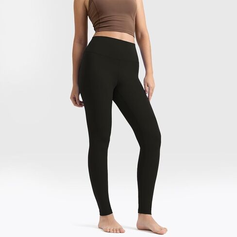Womens High Waisted Lounge Legging 26.5" - Tummy Control Workout Leggings Full Length Ultra Soft Yoga Pants in Saudi Arabia