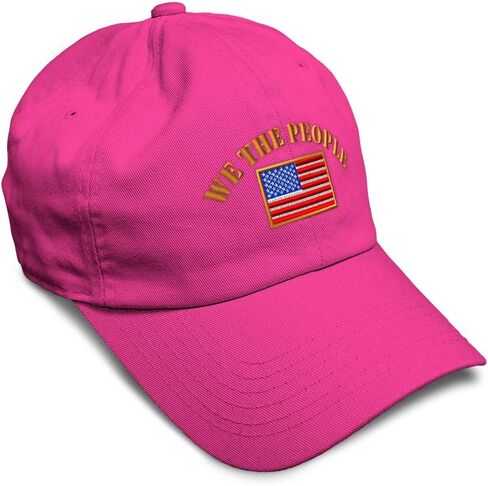 Soft Baseball Cap We The People America Patriot Flags Military Cotton Embroidered Dad Hats for Men & Women in Saudi Arabia