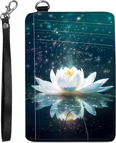RFID Blocking Wallet Women, Slim Credit Card Holder with ID Window, Cute Small Front Pocket Card Wallet, Girls & Ladies Minimalist PU Leather Card Case for Travel Shopping Office, Frog Mushroom in Saudi Arabia