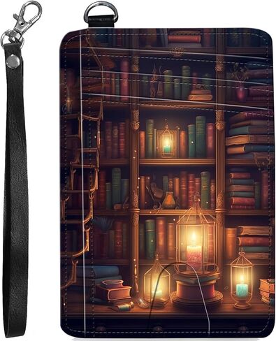 RFID Blocking Wallet Women, Slim Credit Card Holder with ID Window, Cute Small Front Pocket Card Wallet, Girls & Ladies Minimalist PU Leather Card Case for Travel Shopping Office, Frog Mushroom in Saudi Arabia