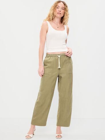بنطال للكاحل بخصر عالٍ من Old Navy - أعشاب مجففة in Saudi Arabia